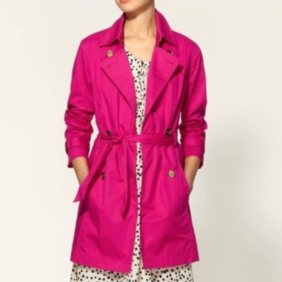 michael kors pink trench coat